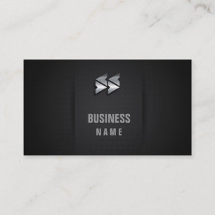 Carbon Fibre Effect Logo Business Card