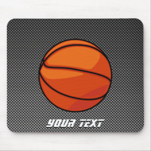 Carbon Fibre look Basketball Mouse Mat