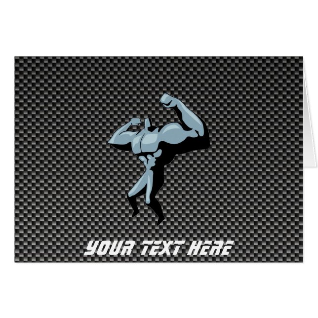 Carbon Fibre look Bodybuilder (Front Horizontal)