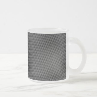 Carbon Fibre Material Frosted Glass Coffee Mug