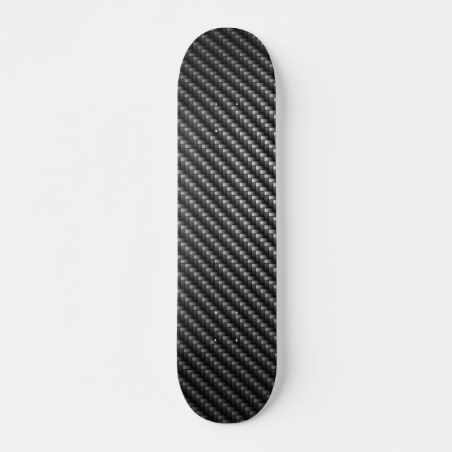 Carbon Fibre Pattern Skateboard (Front)