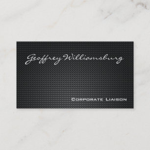 Carbon Fibre Professional Business Cards