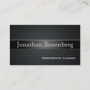 Carbon Fibre Professional Business Cards