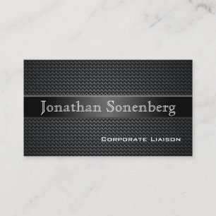 Carbon Fibre Professional Business Cards