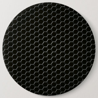 Carbon-fibre-reinforced polymer 6 cm round badge