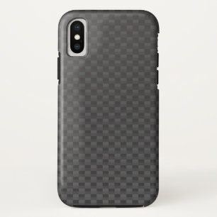 Carbon-fibre-reinforced polymer print. iPhone XS case