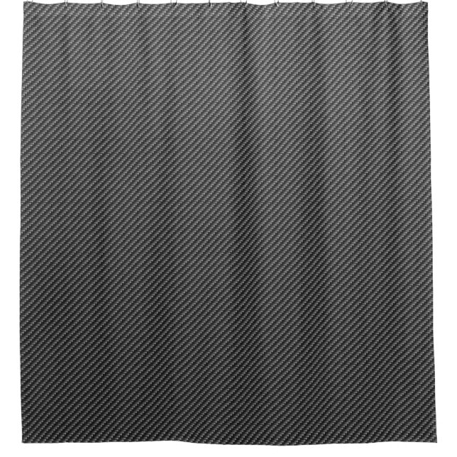 Carbon Fibre Shower Curtain (Front)