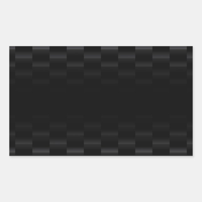 Carbon Fibre Textured Rectangular Sticker (Front)