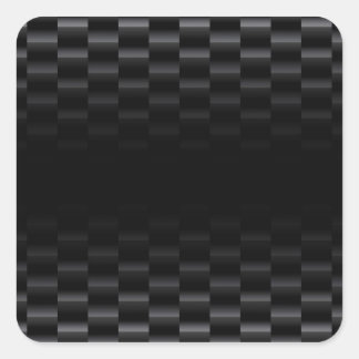 Carbon Fibre Textured Square Sticker