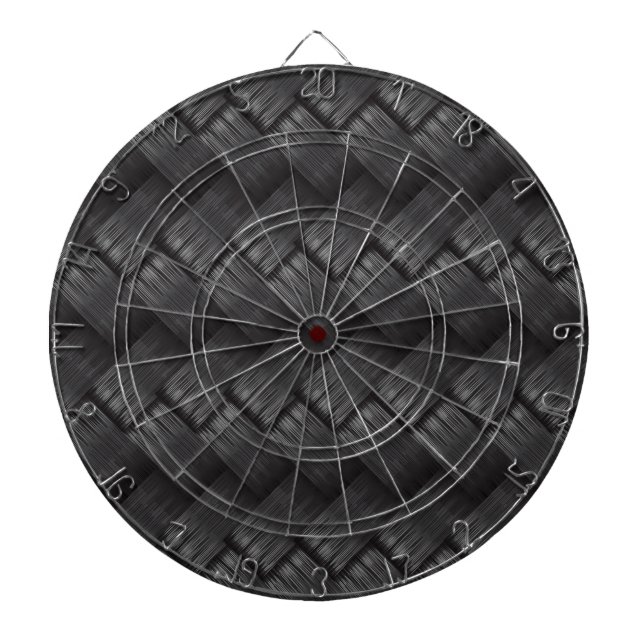 Carbon Fibre Weave Texture Dartboard (Front)