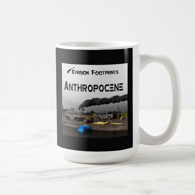 Carbon Footprints - Anthropocene Coffee Mug (Right)
