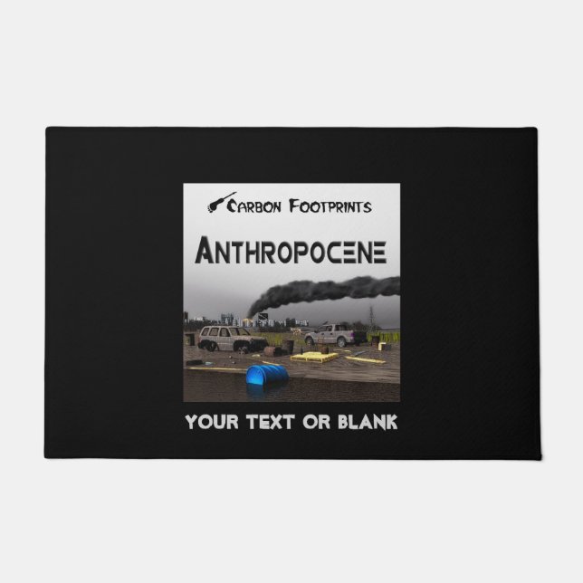 Carbon Footprints - Anthropocene Doormat (Front)