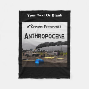 Carbon Footprints - Anthropocene Fleece Blanket