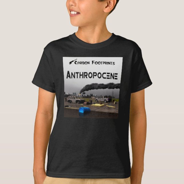 Carbon Footprints - Anthropocene T-Shirt (Front)
