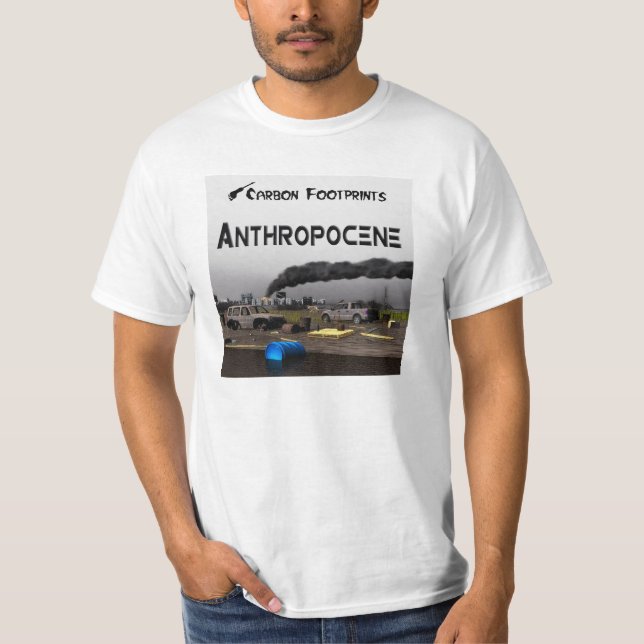 Carbon Footprints - Anthropocene T-Shirt (Front)