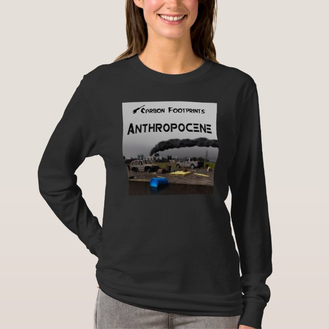 Carbon Footprints - Anthropocene T-Shirt (Front)