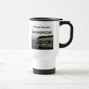Carbon Footprints - Anthropocene Travel Mug