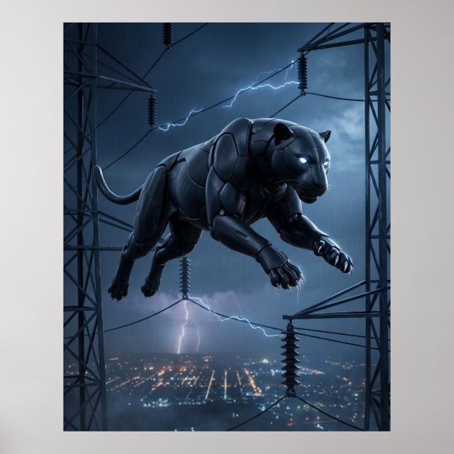 Carbon Panther Prowl Poster (Front)