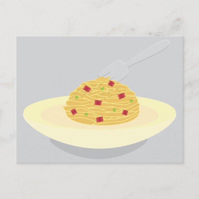 Carbonara_Illustration Postcard (Front)