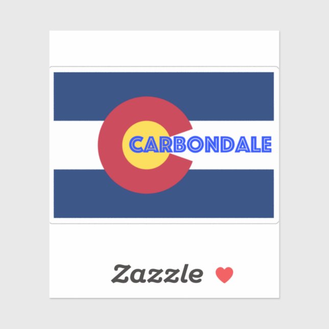 Carbondale CO Flag (Sheet)