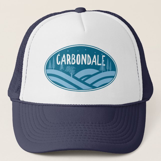 Carbondale Colorado Outdoors Trucker Hat (Front)