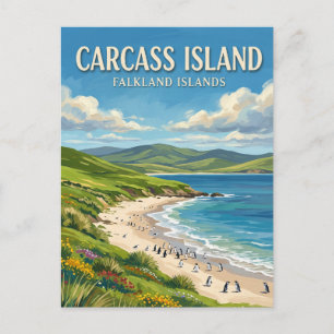 Carcass Island Falkland Islands Postcard