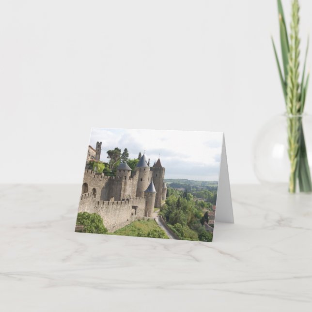 Carcassonne Castle, La Cite Holiday Card (Front)