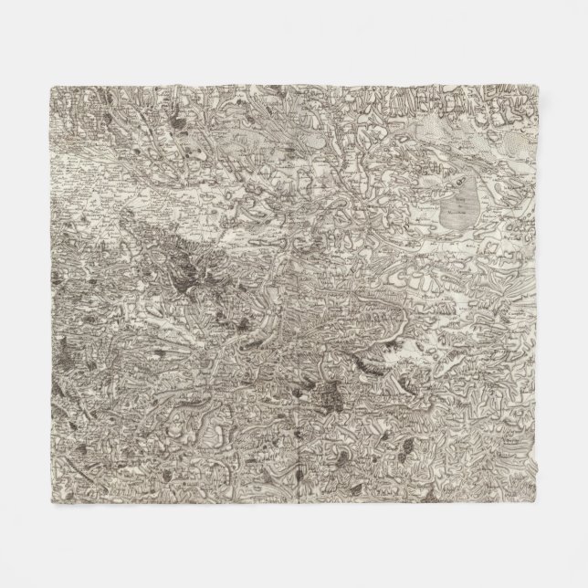 Carcassonne Fleece Blanket (Front (Horizontal))