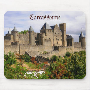 Carcassonne fortress in France Mouse Mat