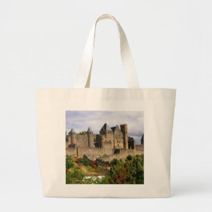 Carcassonne, France Large Tote Bag