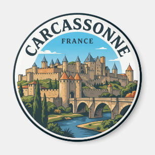 Carcassonne France Magnet