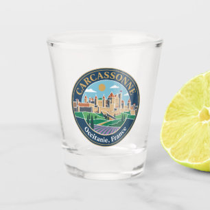 Carcassonne France Shot Glass