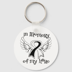 Carcinoid Cancer In Memory of My Hero Key Ring