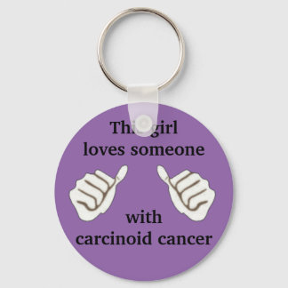 carcinoid cancer keychain