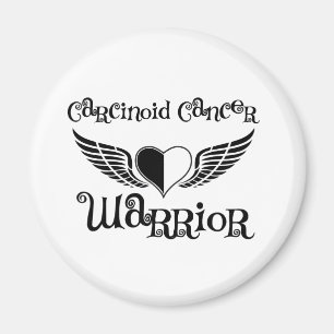 Carcinoid Cancer WARRIOR Fighter Wings Magnet