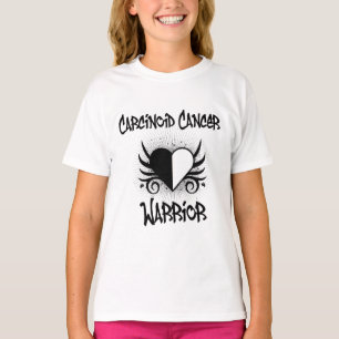 Carcinoid Cancer WARRIOR Heart Tattoo T-Shirt
