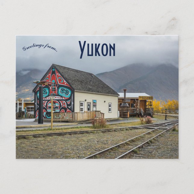 Carcross in the Yukon Canada Postcard (Front)