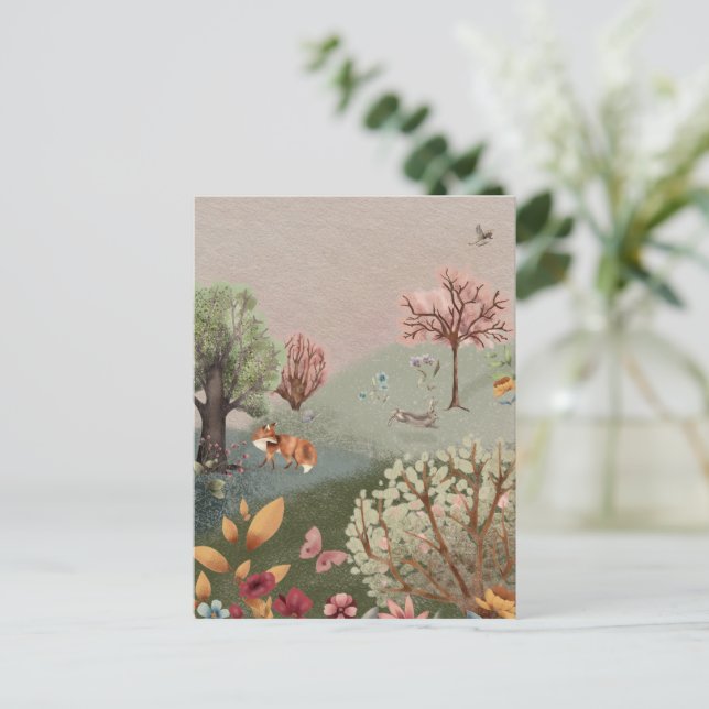 Card (10,8 x 14,2 cm) - Forest (Standing Front)