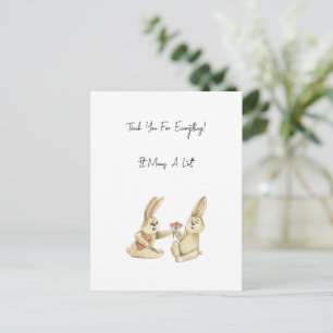 Card (10,8 x 14,2 cm) - Thank You!