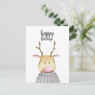 Card (10.8cm x 14.2cm) - Deer