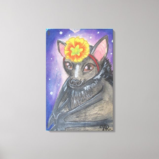 Card#8 Canvas Print (Front)