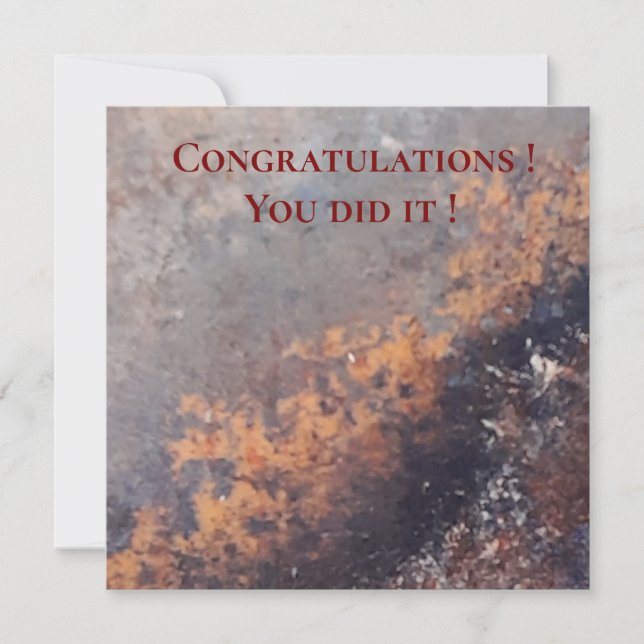 Card Abstract Congratulations (Front)