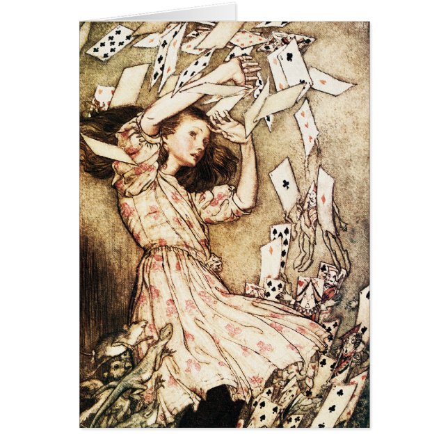 Card:  Alice & the Pack of Cards (Front)