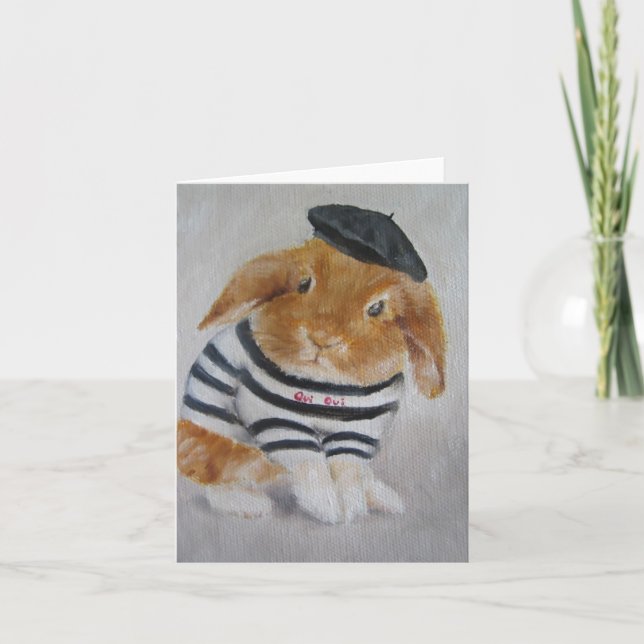 Card/Animal - Baby Rabbit Card (Front)