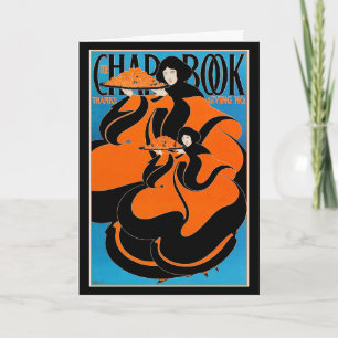 Card: Art Nouveau - Will Bradley - Thanksgiving Holiday Card