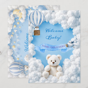 Card baby shower Welcome Baby!