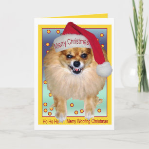 Card   Bad Santa Woofing Christmas