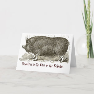 Card- Beauty is in the Eyes of the Beholder. Card