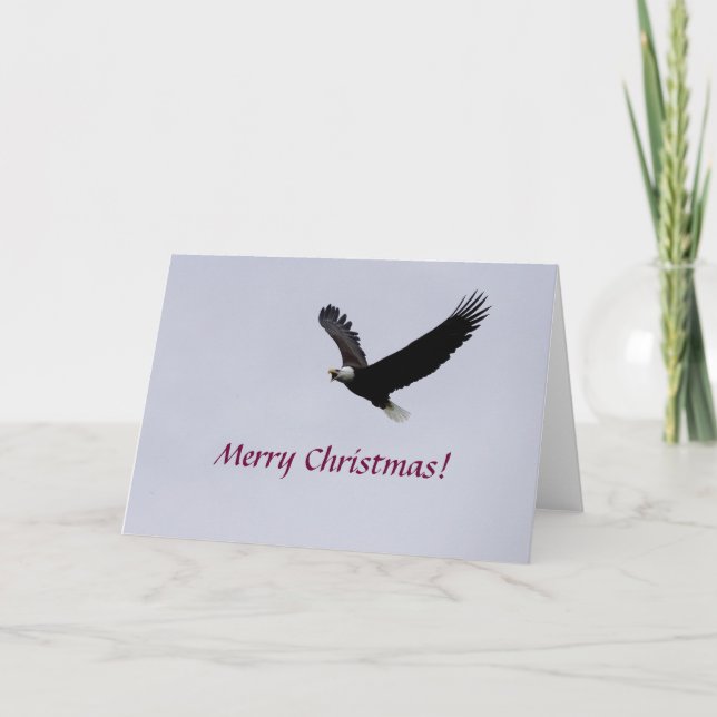 Card / Christmas Eagle in Flight (Front)