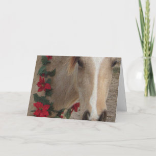 Card - Christmas Holiday Horse